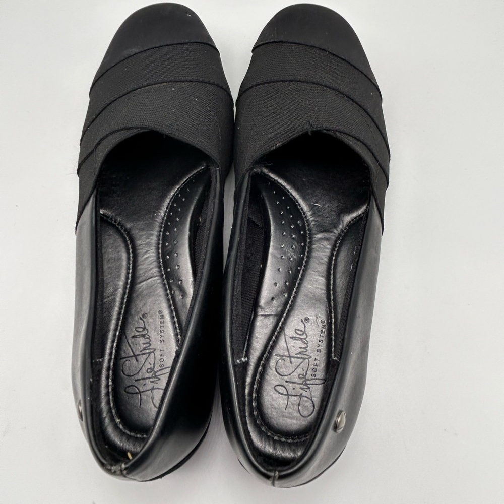Life Stride Flats Loafer Black Shoes Size women’s 7.5